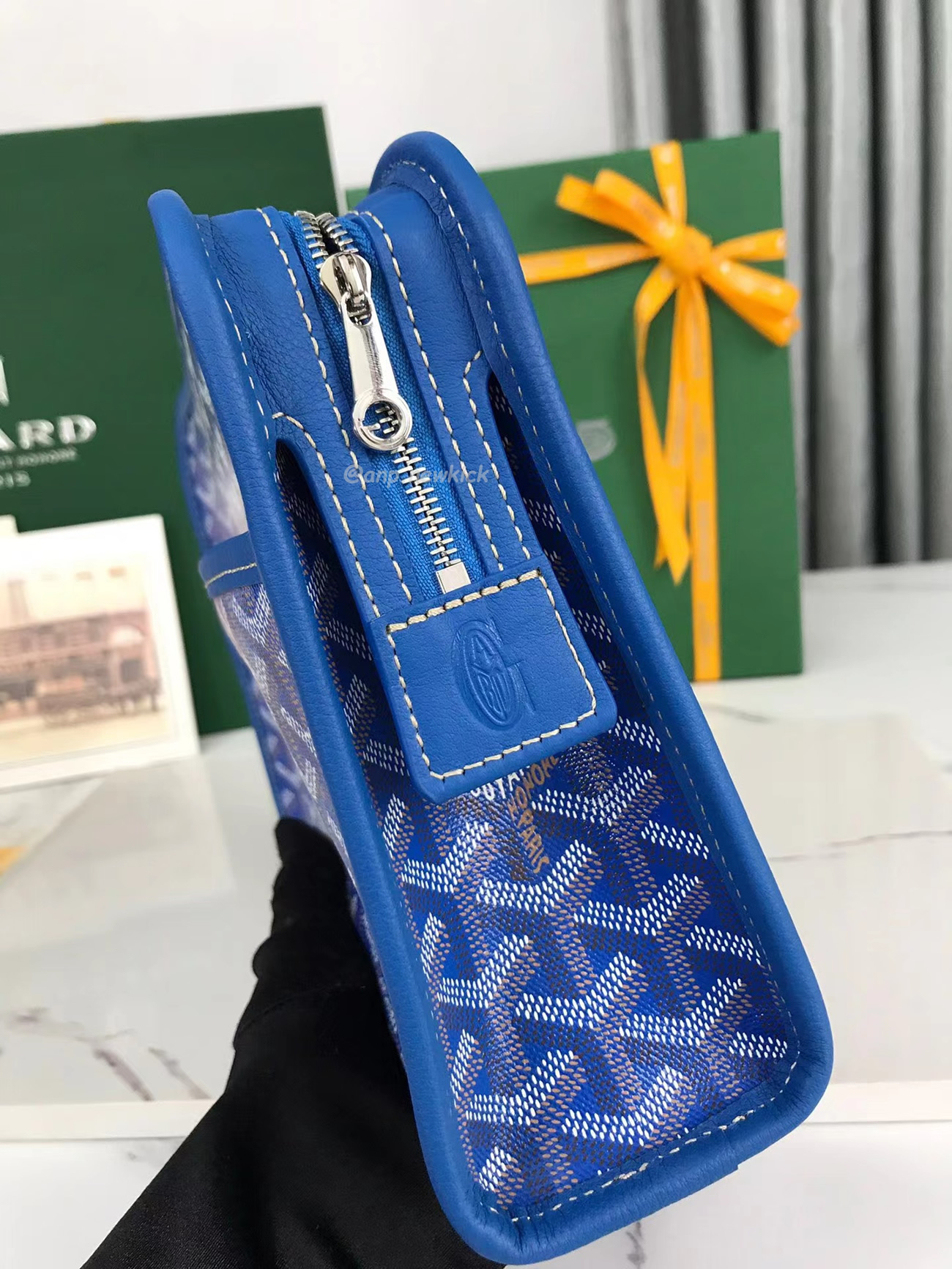 Goyard Jouvence Toiletry Bag Mm Green Black White Blue Purple Red Yellow (36) - www.newkick.vip